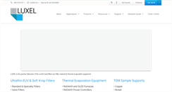 Desktop Screenshot of luxel.com